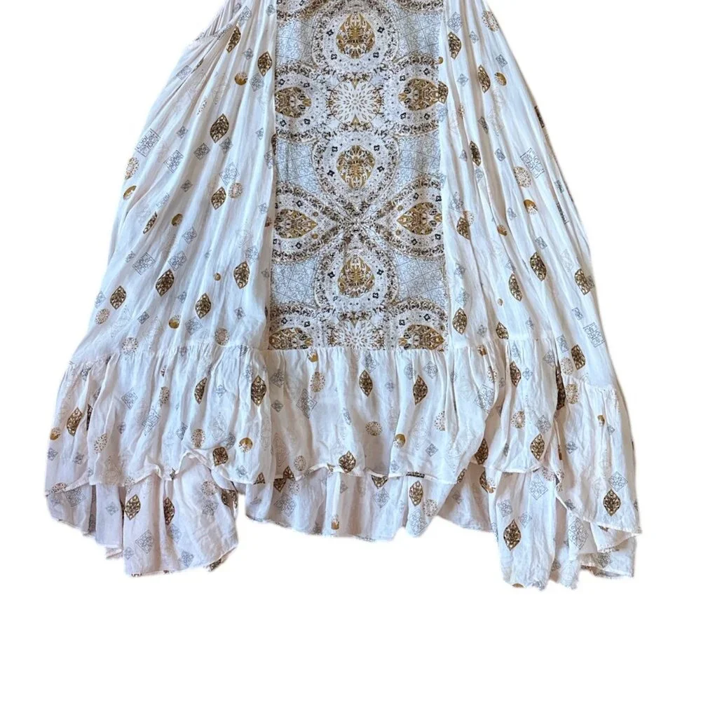 Free people into you paisley slip dress - Picture 7 of 8